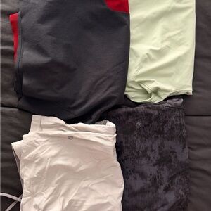 lululemon athletica Men's Shorts Set - Black, White, Gray, Red, Light Green
